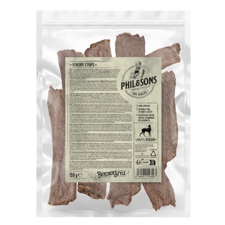 Phil & Sons Rehfleischstreifen - Sparpaket: 3 x 150 g