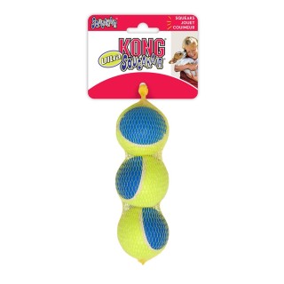 KONG Ultra SqueakAir Ball - 3er Set Bälle