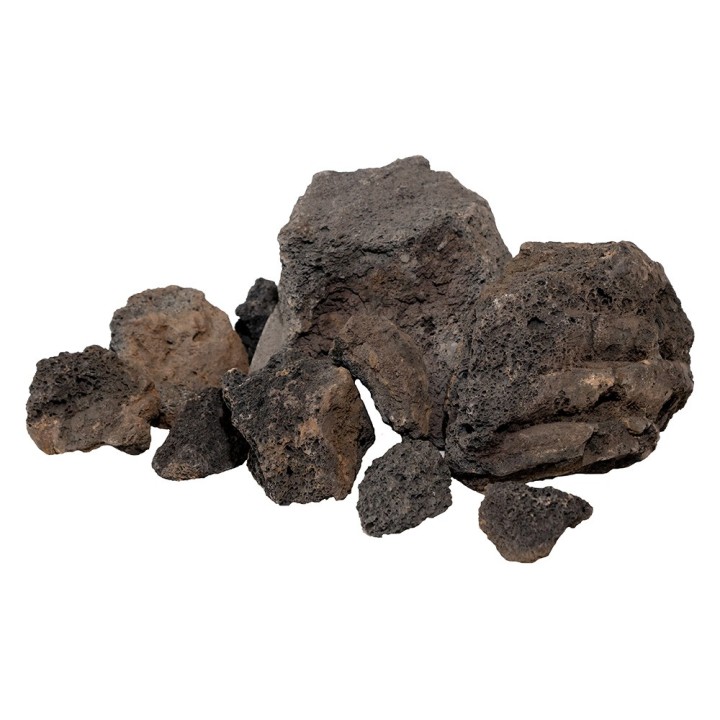 Aquadeco Premium-Lava-Set schwarz  - für 60 cm Aquarium