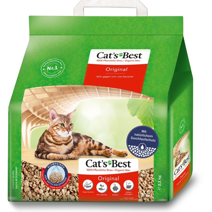 Cat's Best Original Katzenstreu - 5 l (ca. 2,1 kg)