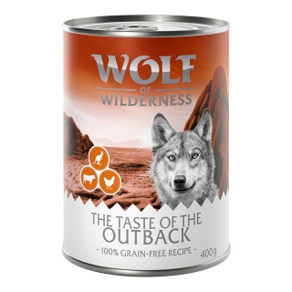 Wolf of Wilderness Adult - "The Taste Of" 6 / 24 x 400 g - 24 x 400 g: The Taste of The Outback