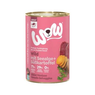 WOW! Hundefutter Adult - Dose - Wild - 6 x 400 g