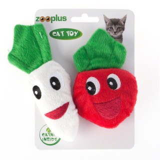 Katzenspielzeug Catnip Veggies - 2er Set