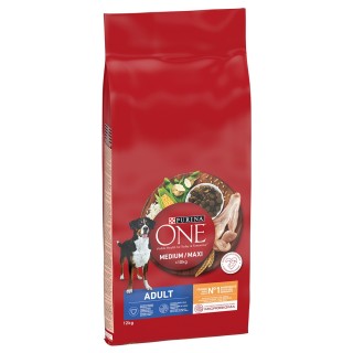 PURINA ONE Medium/Maxi Adult Huhn - 12 kg