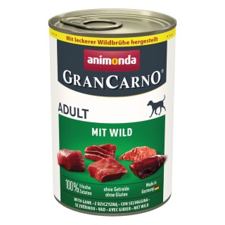 animonda GranCarno Original Adult 6 x 400 g - mit Wild