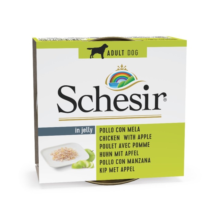 Sparpaket Schesir 24 x 150 g - Huhn mit Apfel