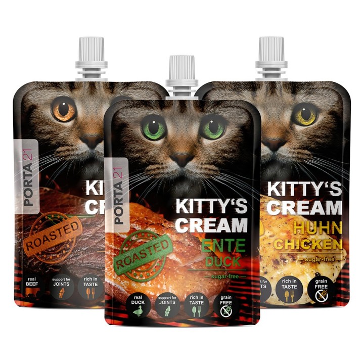 Porta 21 Kitty's Cream - Farm-Mix 3 x 90 g (3 Sorten)
