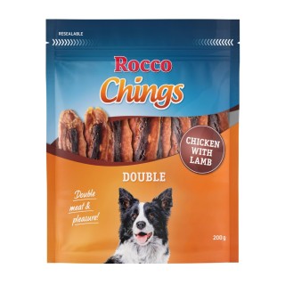 Sparpaket Rocco Chings Double 200 g / Sparpaket % - Huhn & Lamm 4 x 200 g