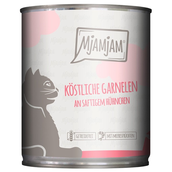 Sparpaket MjAMjAM 24 x 800 g - köstliche Garnelen an saftigem Hühnchen