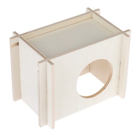 TIAKI Kleintierhaus - Größe S: L 17 x B 11 x H 12 cm (Hamster, Mäuse etc.)