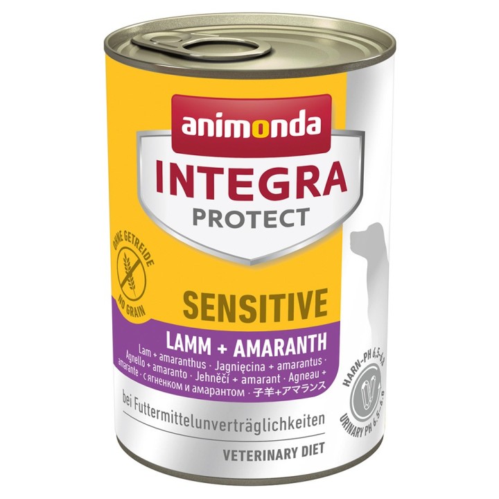 animonda Integra Protect Sensitive Dose - 6 x 400 g Lamm & Amaranth