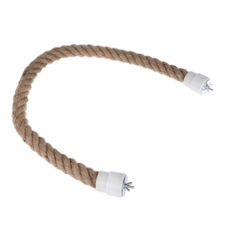 TIAKI Jute Sitzstange natur - Größe L (extra lang): Ø 3,2 x L 91 cm