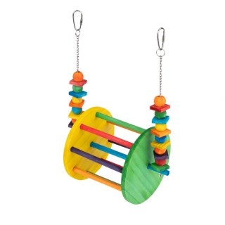 TIAKI Vogelschaukel Riesenrad - Größe L: L 30,5 x B 23 x H 15 cm