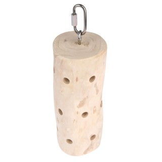 TIAKI Foraging-Rolle aus Java Holz - L 6 x B 6 x H 22 cm