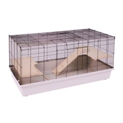 Skyline Nagerkäfig Speedy Gonzales 120 - grau: L 118 x B 58 x H 57 cm
