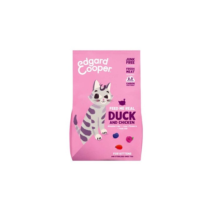 Edgard & Cooper Kätzchen - Ente und Huhn aus Freilandhaltung - 325 g