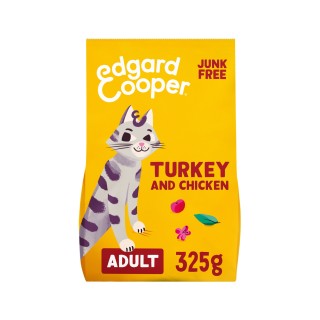 Edgard & Cooper Erwachsene Katze -Truthahn, huhn aus Freilandhaltung - 325g