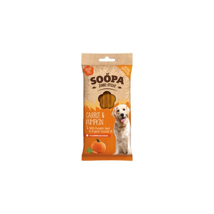 Soopa - Kürbis & Karotte Jumbo Stick - 170 g