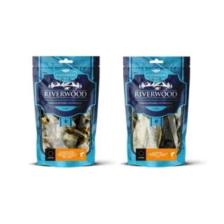 Riverwood Lachshaut Snacks – 150 Gramm