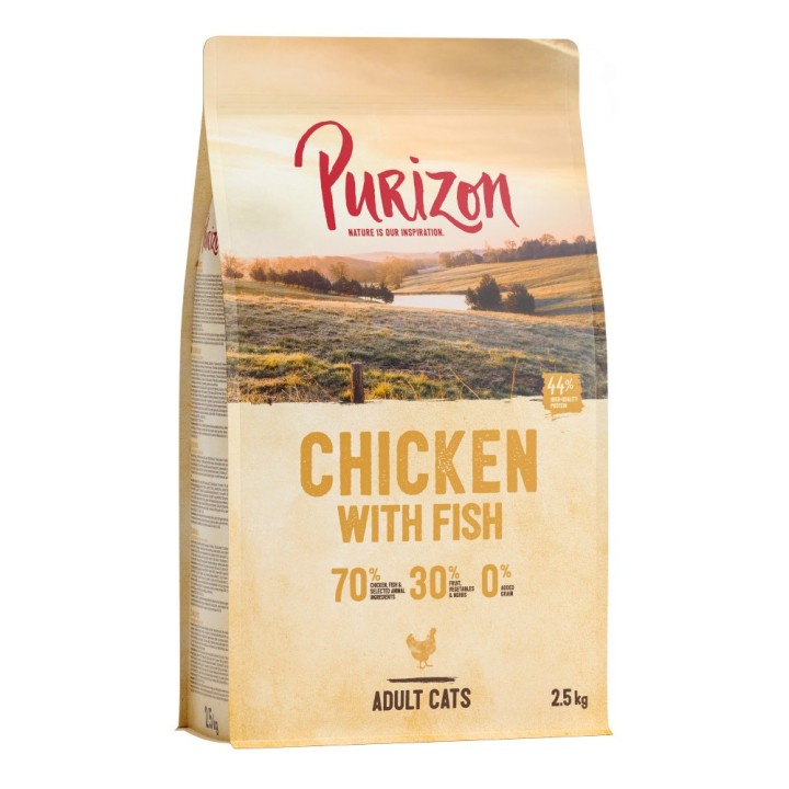 Purizon Original Huhn mit Fisch  - getreidefrei -  2,5 kg