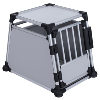 Trixie Hundebox Aluminium - B 55 x T 78 x H 62 cm (Größe M)