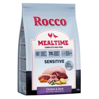 Rocco Mealtime Sensitive - reich an frischem Huhn und frischer Ente Sparpaket: 5 x 1 kg