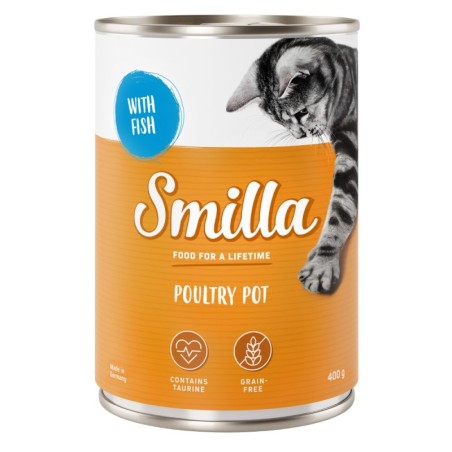 Smilla Geflügeltöpfchen 6 x 400 g - Geflügel mit Fisch