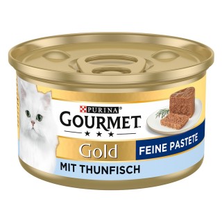 Gourmet Gold Feine Pastete 12 x 85 g - Thunfisch