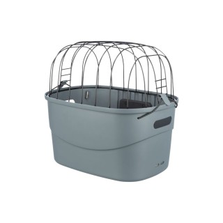 Trixie Lenker-Fahrradkorb für Haustiere – 42 x 39 x 30 cm – Grau