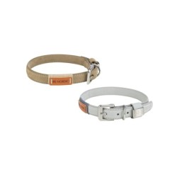 Trixie BE NORDIC Halsband Leder – XS/S – Hellgrau