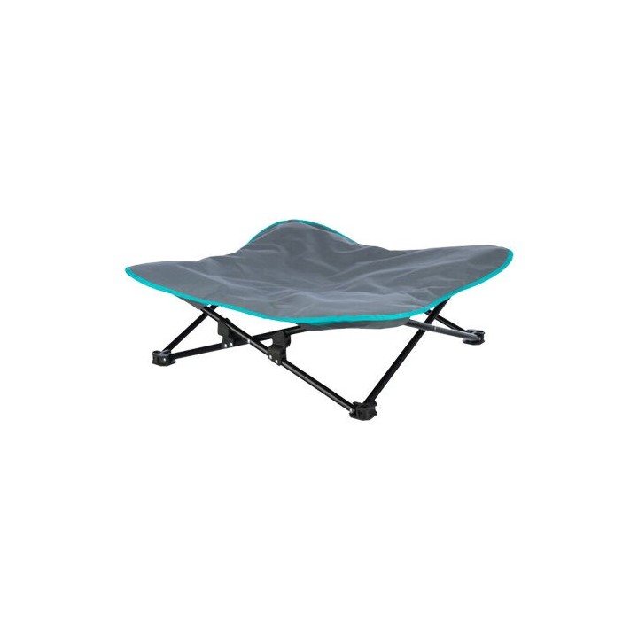 Trixie Campingkorb – 69 × 20 × 69 cm – Dunkelgrau/Petrol