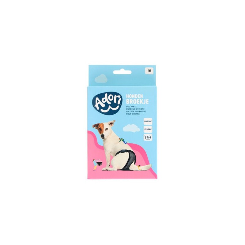 Adori Hundehose Luxe – Schwarz – Large – 50–59 cm