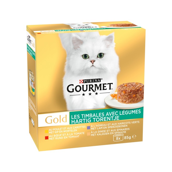Purina Gourmet Gold - Savoury Turret - 16 x 85 g