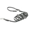 Molly &amp, Stitch Butter 3x verstellbare Leder Hundeleine [Zeitlos Grau/Silber - 2 m x 16 mm]