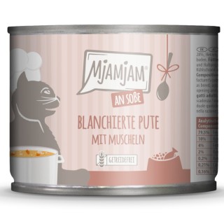 MjAMjAM an Soße 6 x 185 g - blanchierte Pute mit Muscheln