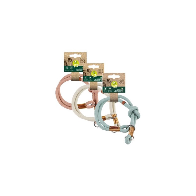 M-PETS Eco Hundehalsband - Rosa - S - 0,6 cm x 35 cm