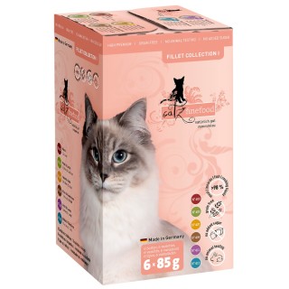 catz finefood Fillets Probierpaket 6 x 85 g - Mixpaket (6 Sorten)