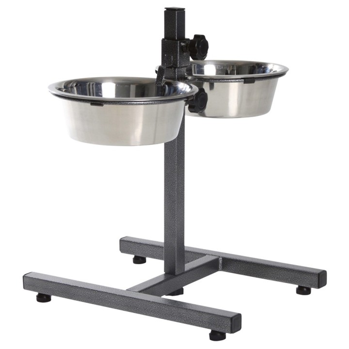 TRIXIE Hundebar aus Edelstahl/Metall - 2 x 1,8 l/ø 21 cm