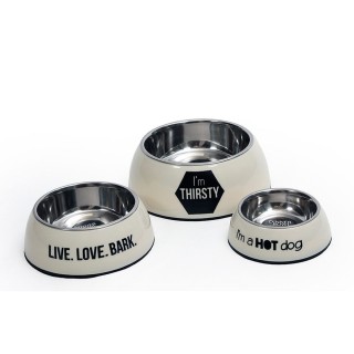 51 Degrees North Futternapf - gebrochen Weiß - S