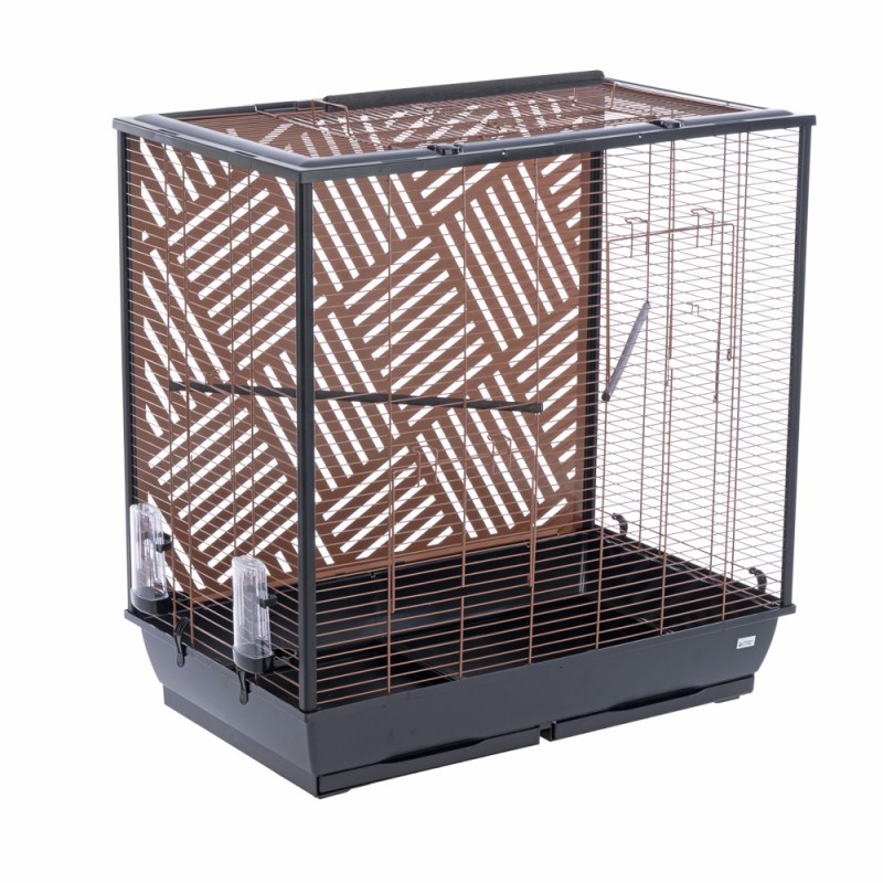 Modern Living Vogelkäfig Industrial - L 81 x B 48 x H 84 / 102 cm