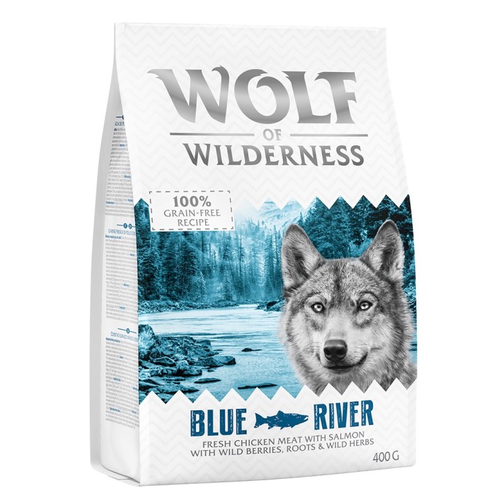Wolf of Wilderness Adult "Blue River" Lachs - getreidefrei - 400 g