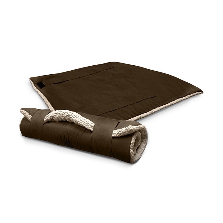 Wolters | Reisedecke Vagabund braun | L 100 x B 75 cm