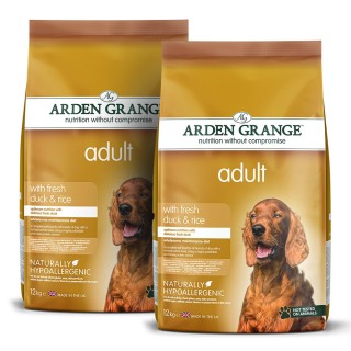 Arden Grange | Mit frischer Ente und Reis | Adult | 2 x 12 kg