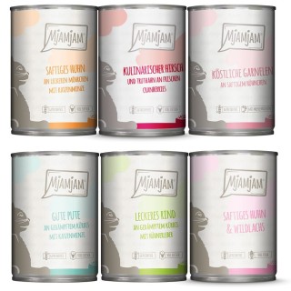 Probierpaket MjAMjAM 6 x 400 g - Mixpaket (6 Sorten)