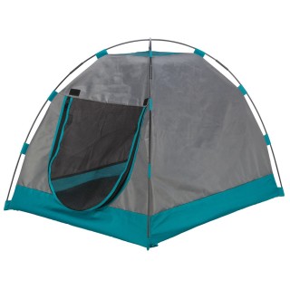 TRIXIE Zelt für Hunde - L 80 x B 63 x H 65 cm, dunkelgrau/petrol