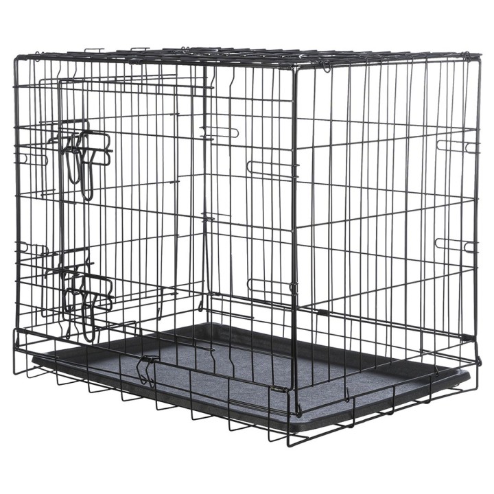 TRIXIE Home Kennel - S: 64 x 54 x 48 cm, schwarz