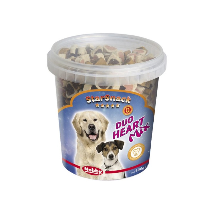 Nobby Starsnack Duo - Heart Mix - 500 g