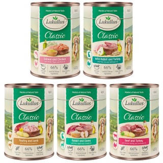 Probiermix Lukullus Naturkost Adult - 6 x 400 g (5 Sorten)