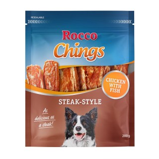Rocco Chings Steak Style 200 g / Sparpaket % - Hühnerfleisch 12 x 200 g