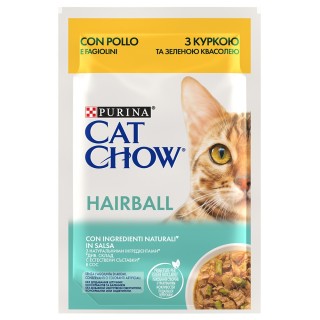Cat Chow 26 x 85 g - Hairball Huhn & grüne Bohnen